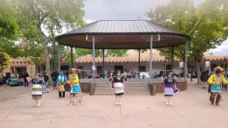 INDIGENOUS PEOPLES DAY– SANTA FE NEW MEXICO PLAZA 2021- Kallestewa Dance Group – Corn Dance