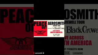 Future Concert Alert🚨: Aerosmith ft The Black Crowes: The Peace Out Tour!!❤️🤘🏼🎸
