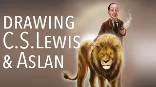 Drawing C.S. Lewis & Aslan Timelapse