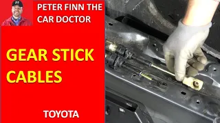 How to replace Toyota Corolla Gear Stick Cables. Years 2000 to 2018