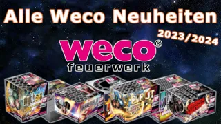 Alle Weco Batterie-/Verbundfeuerwerk Neuheiten 2023/2024🎆