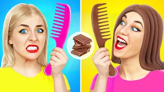 Desafío De Comida Real vs. De Comida Chocolate #6 por Multi DO Fun Challenge