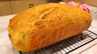 This recipe is over 100 years old. I bake bread in 5 minutes. Country bread. Baking bread.