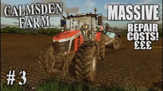FS22 | CALMSDEN FARM | #3 | MASSIVE REPAIR COSTS! | Farming Simulator 22 PS5 Let’s Play.