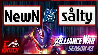 Beautiful Way To Smash a Rock | NewN vs sålty | Alliance War S43 W03