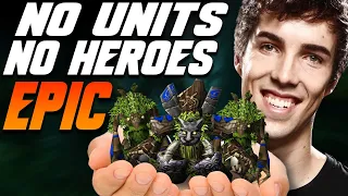 ANCIENTS ONLY - NO UNITS, NO HEROES - CRAZY GAME - WC3 - Grubby