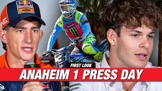 2024 Anaheim 1 Supercross Press Day RAW Riding & Interviews! | First Look