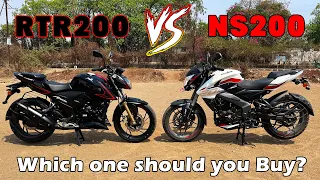 NS200 VS RTR200 - Which one should you pick? | Face-Off Comparison | Rev Explorers