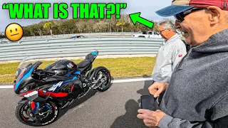 M1000rr Steals The Show At LARGEST Cars & Coffee Ever 😧