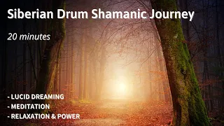 Siberian Drum Shamanic Healing Journey 20 min | Energy Ambience meditation | Empower yourself