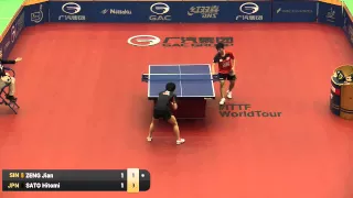 2015 JAPAN OPEN U21 WS F ZENG Jian SIN vs SATO Hitomi JPN