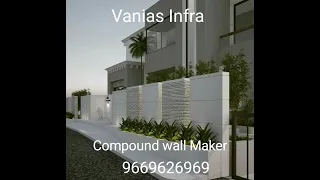 boundary wall!! home wall!! #wall #gardenwall #designwall 9669626969