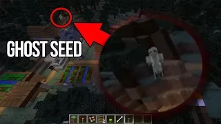 Is there really a GHOST on this HAUNTED Minecraft Seed? (Scary Minecraft Video)