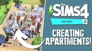 HOW TO BUILD APARTMENT UNITS in The Sims 4: For Rent! 🌟 | Early Access Tutorial
