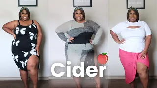 I'm QUITTING YouTube?! New Brand to the Channel | Cider Plus Size Try-on Haul | Size 4XL |Affordable