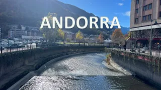 Walk ANDORRA 2023 | The richest country in the world | Walking Tour Andorra La Vella 4K