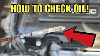 2011-2016 CHEVROLET CRUZE - HOW TO PROPERLY CHECK YOUR OIL AND ADD ACCORDINGLY FAST & EASY