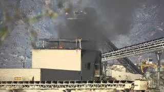 Cemex plant fire in north Redlands CA 8 July 2012 part 2