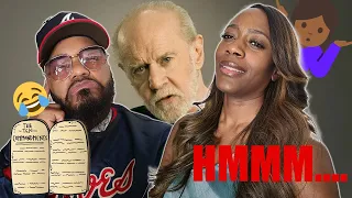 George Carlin - 10 Commandments REACTION!!! George is a comedic LEGEND!!!! *BLACK COUPLE REACTS*