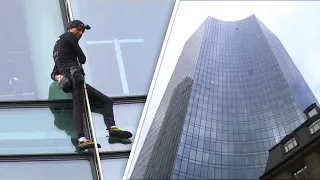 Daredevil Climbs Skyscraper Again Without Harness