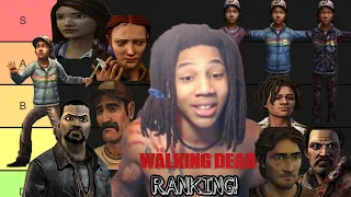 Telltale's The Walking Dead Characters Ranked! (BEST TO WORST)