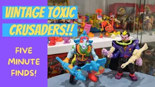 Vintage Toxic Crusaders Action Figures! Five-Minute Finds, Straight from 1991 Tromaville!