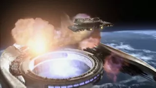 ODYSSEY VS ORI SHIPS after Asgard upgrades (Stargate SG-1) HD Season 10 Episode 20 Unending