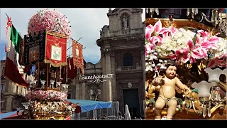 Candelora Cereo Pescivendoli - Piazza Carlo Alberto 01/02/2017 Catania