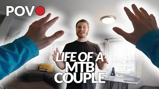 Day in the Life of a Mountain Bike Couple - POV