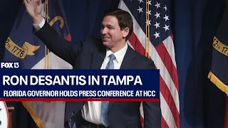 Governor DeSantis Press Conference at HCC in Tampa