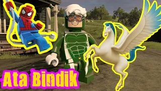 Lego Örümcek Adam ve Lego Flash Şehri Kötülerden Koruyor - Lego marvel super heroes