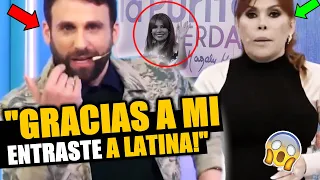 RODRIGO GONZALEZ LE SACA EN CARA SUS INICIOS EN LATINA A MAGALY MEDINA