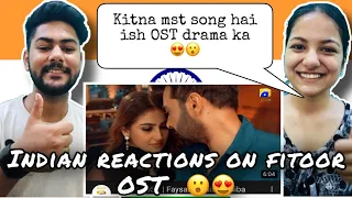 Indian reaction on| Fitoor | OST | 😮 | Faysal Quraishi | Hiba Bukhari | HAR PAL GEO | OST Drama |