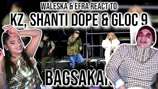 Waleska & Efra react to KZ Tandingan performs 'Bagsakan' with Shanti Dope and Gloc 9 | REACTION🤯👀👏