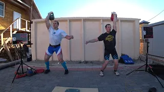 Online World Cup of kettlebell sport Ivan Denisov and Sergey Stepanov Long cycle 30 min