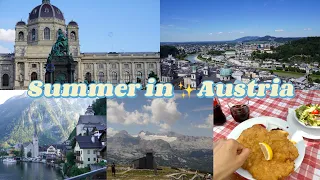 Vlog 37 | Summer vacation in Austria. Vienna, Salzburg, Hallstatt, Obertraun.