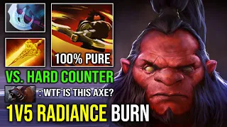 NEW 1v5 META Radiance + Manta Style 100% Pure Helix Spinning Unlimited Burning DPS Axe Dota 2