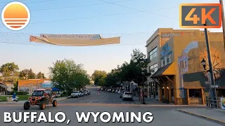 🇺🇸 [4K60] Buffalo, Wyoming! 🚘 Drive with me!