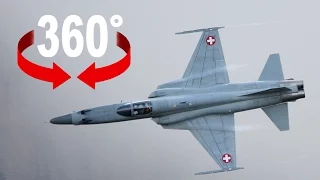 Fliege im Kampfjet durchs Gewitter (360-Grad-Video)