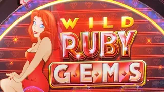 $5 WILD RUBY GEMS up to $50 Spins with Jackpot Handpay #redscreens #slot #redscreenbandit #vgt #