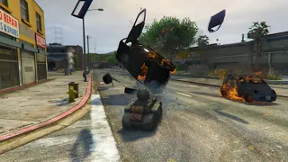 GTA 5 Fury Road ( Euphoria Physics GTA 4 ) #61