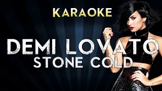 Demi Lovato - Stone Cold | Official Karaoke Instrumental Lyrics Cover Sing Along