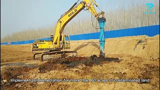 Remediation of Contaminated Soil by Soil Stabilization System