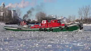 Tugboat Ice Breaking