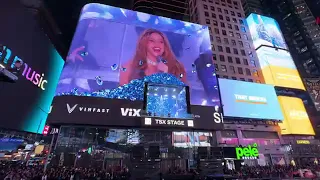 Shakira Live Pop Up Concert In Times Sq. New York March 26, 2024