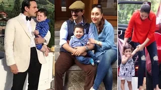 Kareena Kapoor Posing With Taimur Ali Khan And Mira Rajput With Misha