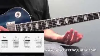 Electric Guitar Lesson-How to Play Get Lucky by Daft Punk Featuring Pharell-Chord Charts