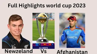 Newzeland vs Afghanistan | ICC world cup 2023 match full Highlights | Nz vs Afg