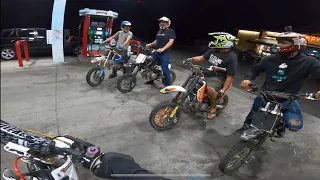 PIT BIKING ON THE STREET WITH THE BOYS! | PIRANHA YX 140CC