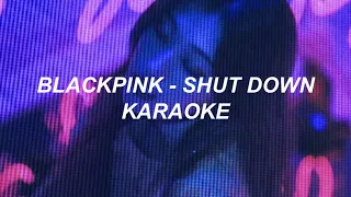 BLACKPINK 블랙핑크 - 'Shut Down' Karaoke Easy Lyrics